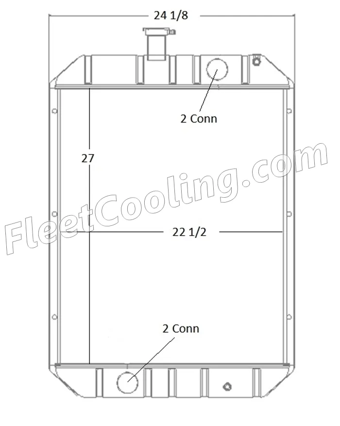 Arrow Radiator - Solder On Tank 437999