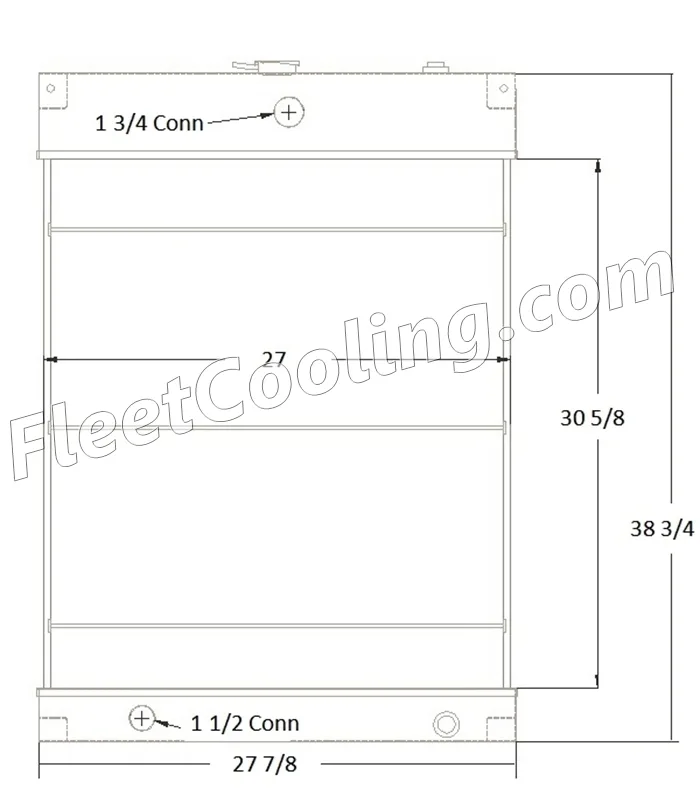 Arrow Radiator - Solder On Tank 437997
